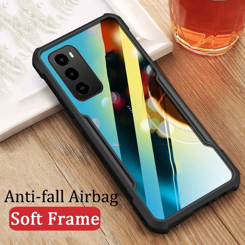

For itel City 100 A90 S25 Ultra Case Clear Acrylic Soft Edge Back Cover for itel City 100 A90 S25 Ultra Armor Shockproof Coque
