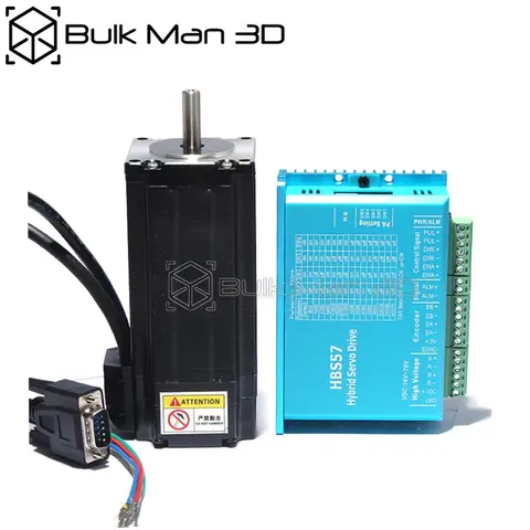 57HSE3N 3N.M. Stepper Motor with HBS57 Closed-loop Stepper Motor Driver 3NM 57 Hybrid Closed Loop Motor