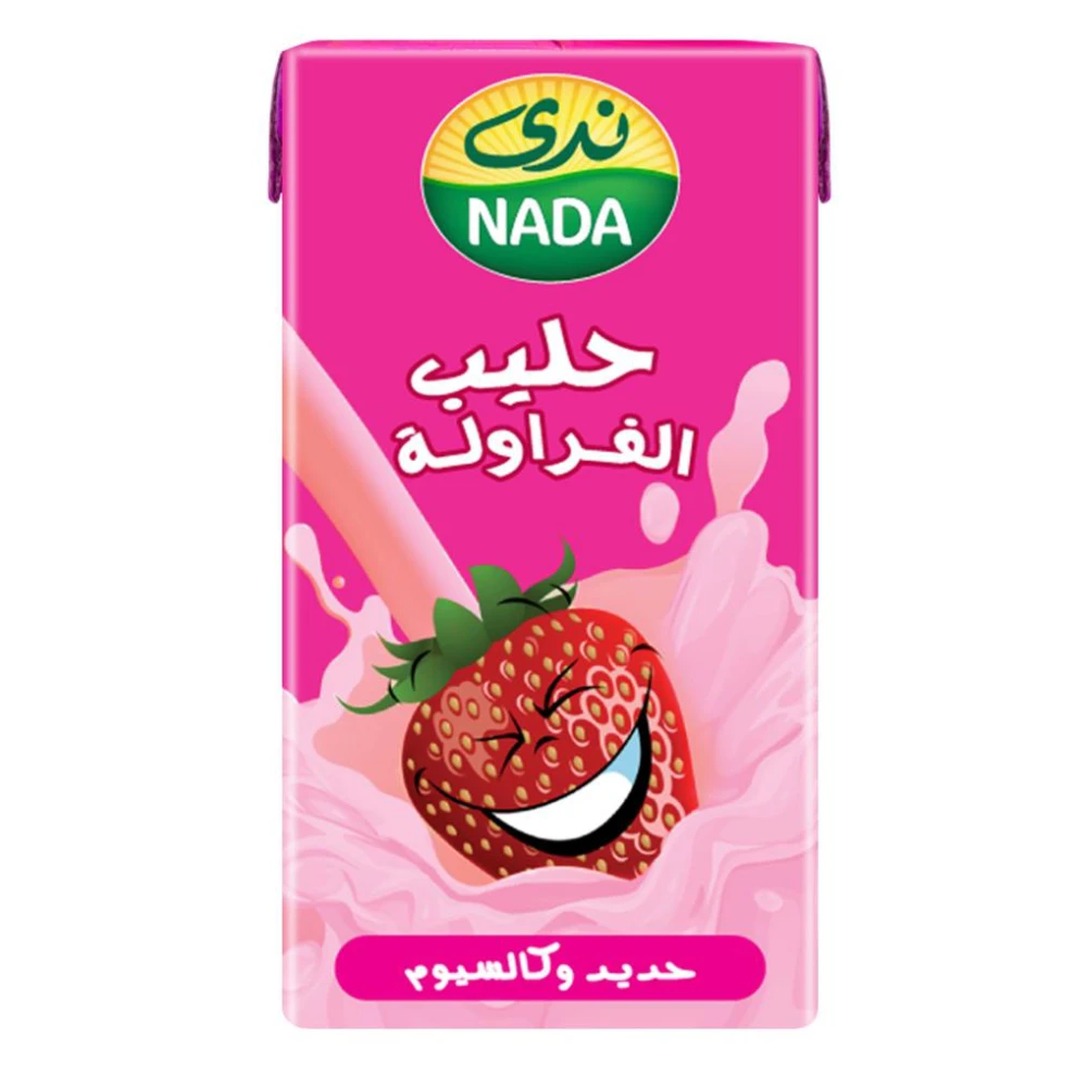 ندا حليب بنكهة الفراولة، 115 مل