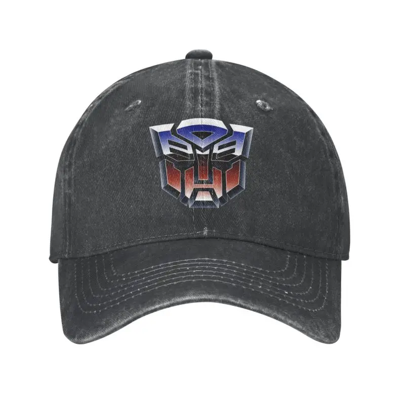 Cool Cotton Transformer Autobots Baseball Cap for Men Women Personalized Adjustable Unisex Dad Hat Summer