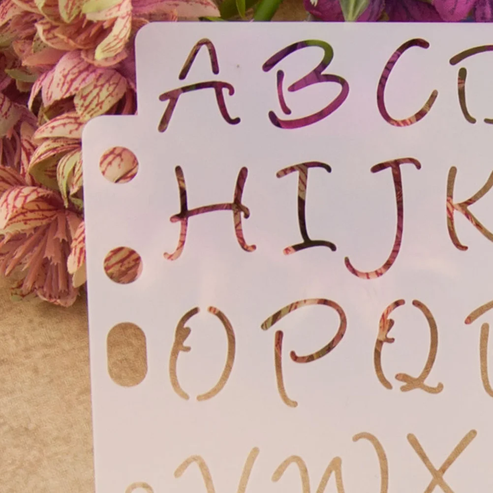 

Drawing Stencil Assorted Hollow Out Patterns Painting Templates for DIY Scrapbooking Craft Cake Decoration Reusable Sheets