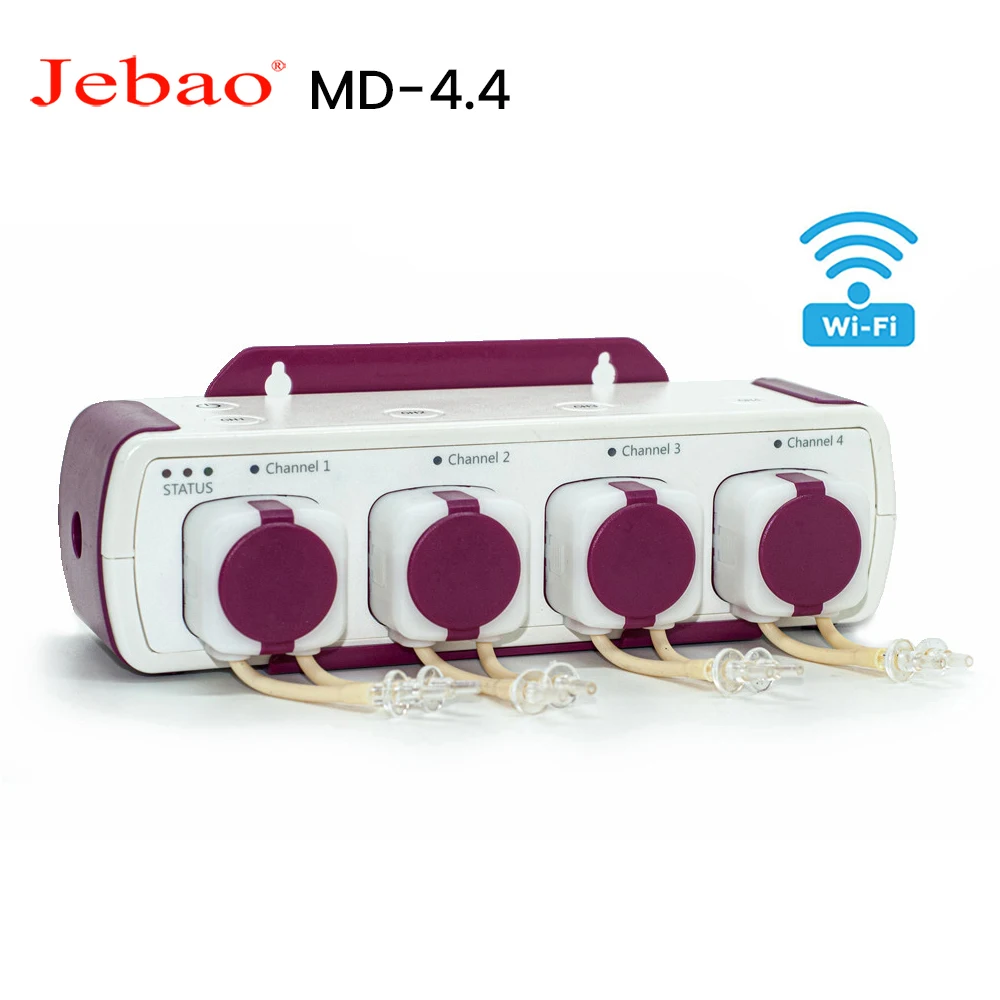 Jebao MD-4.4 Neue Smarte WiFi AP Automatische Festinstallierte Dosierpumpe für Meerwasser-Aquarien, Korallenriffe und Fischbecken