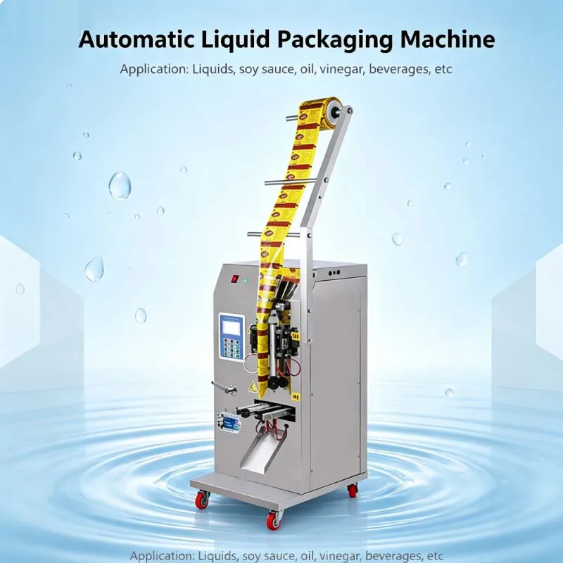 

Automatic packing machine for olive oil perfume self suction multi-function liquid packaging machine 110V 220V-
