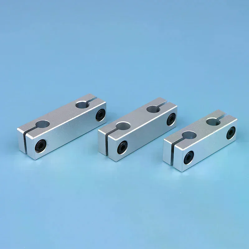 6MM 8MM Pillar Parallel Clamp With The Same Diameter Optical Axis Fixing Steel Pipe Round Frame Connector