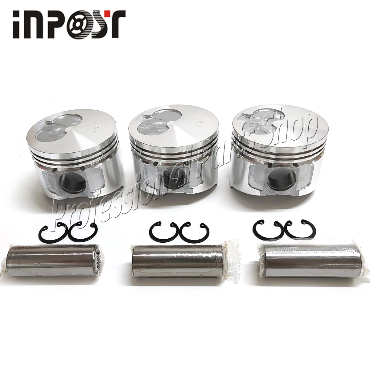 For Yanmar Engine STD New 3 set 3TNE68 Piston set