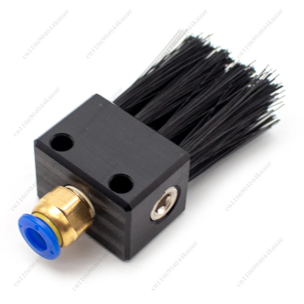 10PCS 40mm Nylon Lubrication Brush, Wear-resistant Industrial Oiling Brush with 6mm Quick Plug Connector