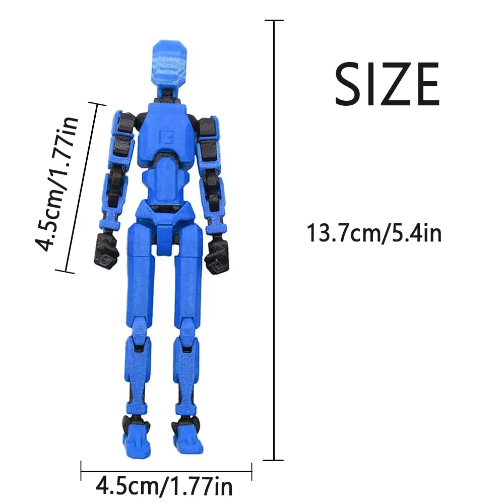 Conjunto de figuras de acción de Titan 13, figura de acción Nova 13, figura de acción de Robot Titan 13, articulación múltiple impresa en 3D, 2024