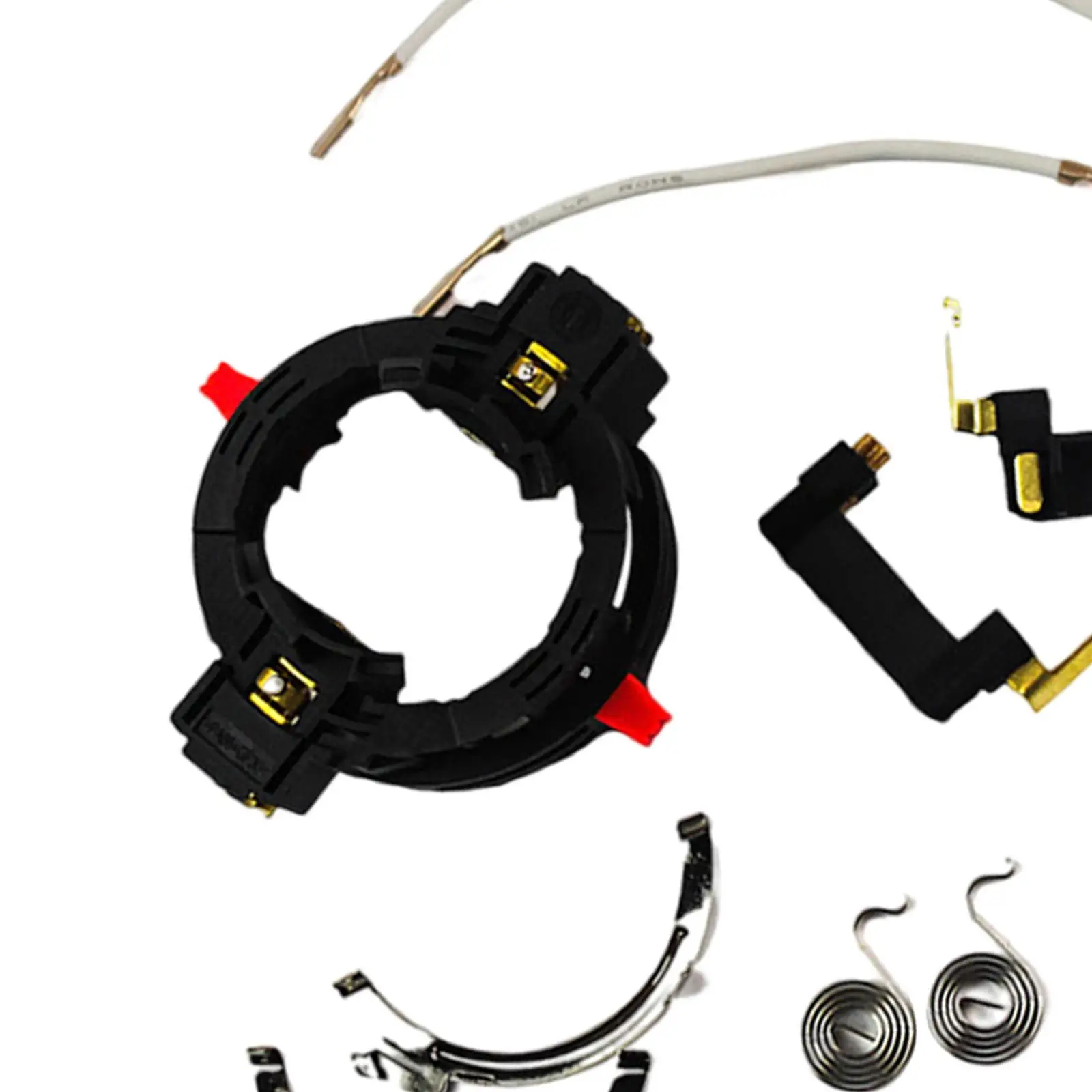 Set portaspazzole in carbone Pezzo di ricambio Utensile elettrico Installa facilmente Robusto trapano elettrico Sostituzione per Gbh2-26RE Gbh2-26dre Gbh2-26