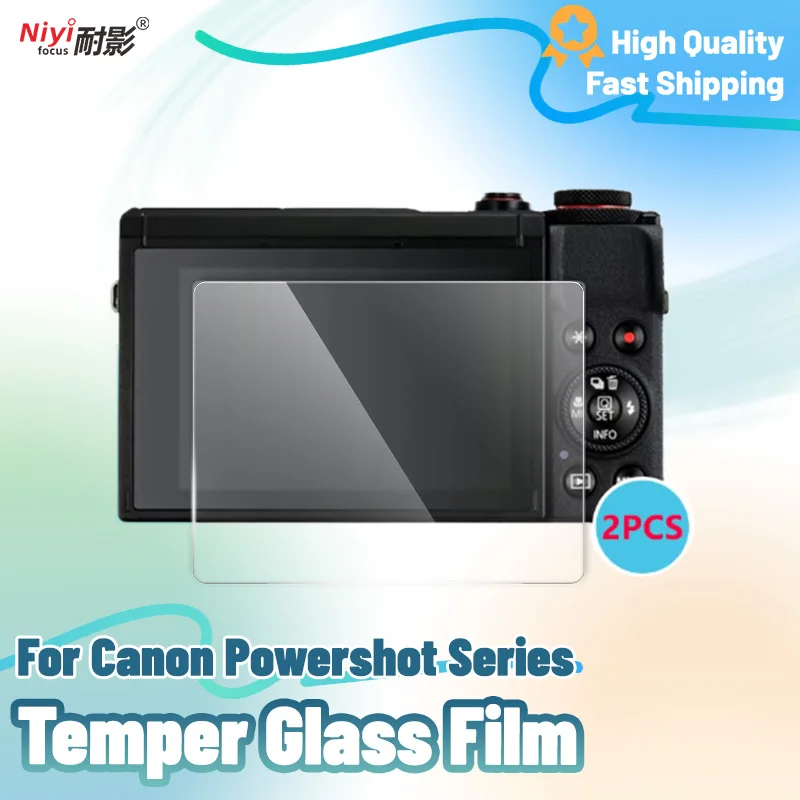 Camera Temper Glass Film for Canon Powershot Camera Screen Protector Waterproof HD SX740 SX730 G7X2 G7X3 SX720 G1X G9X2 V1 G5X