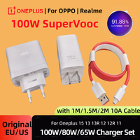 Oneplus 15 13 Original Charger 100W 80W SuperVooc Type C USB Cable Adapter For Oppo Find x6 Realme One Plus 13R 12 12R Pro CE4