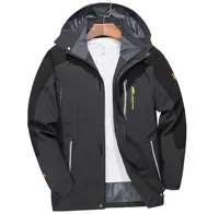 Chaqueta de senderismo impermeable para hombre, cortavientos a prueba de viento de gran tamaño, Camping, caza, correr, senderismo, pesca, abrigo para hombre al aire libre