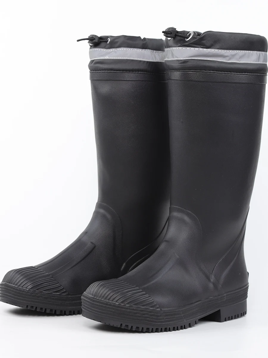 

Men's Simple High-Tube Rain Boots Outdoor Fishing Shoes Waterproof Rubber Shoes Sweat Absorbent Breathable Anti-Slip Outdoor ...