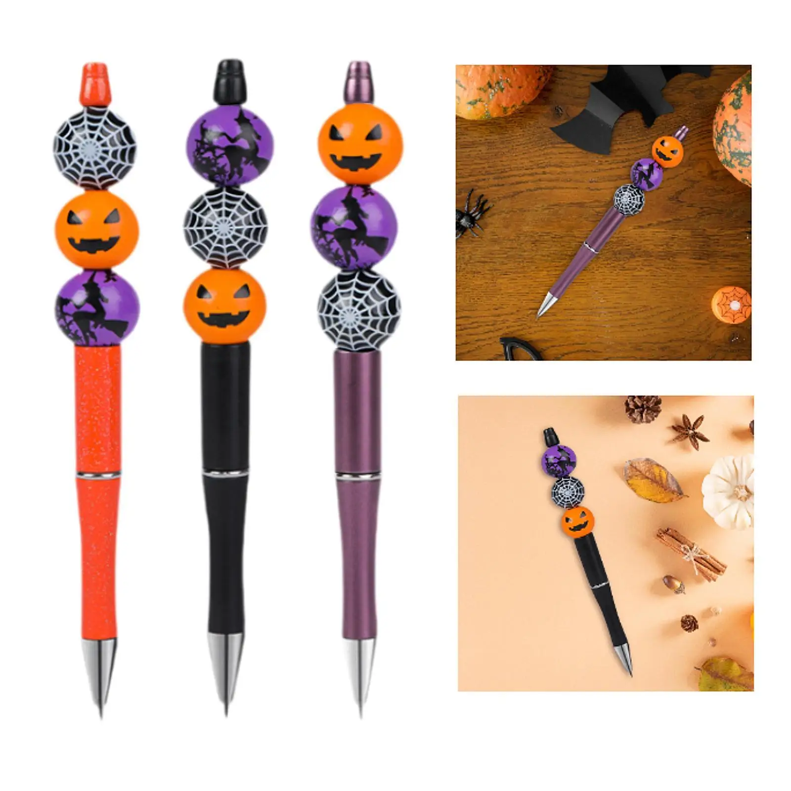 Шариковая ручка на Хэллоуин, ручка для письма, украшение на Хэллоуин, подарок на Хэллоуин, товары для вечеринок, удобное украшение для стола 0,5 мм