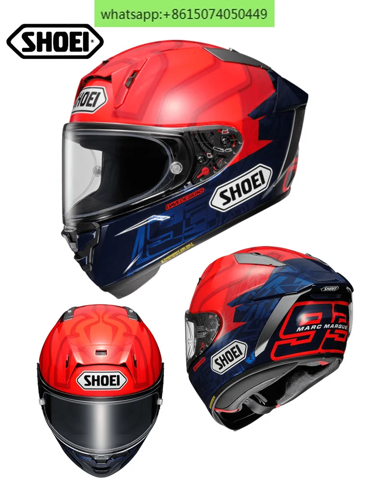 SHOEI X15 Motorcycle Track Full Helmet Men's and Women's Locomotive Barcelona Z8 Marquez