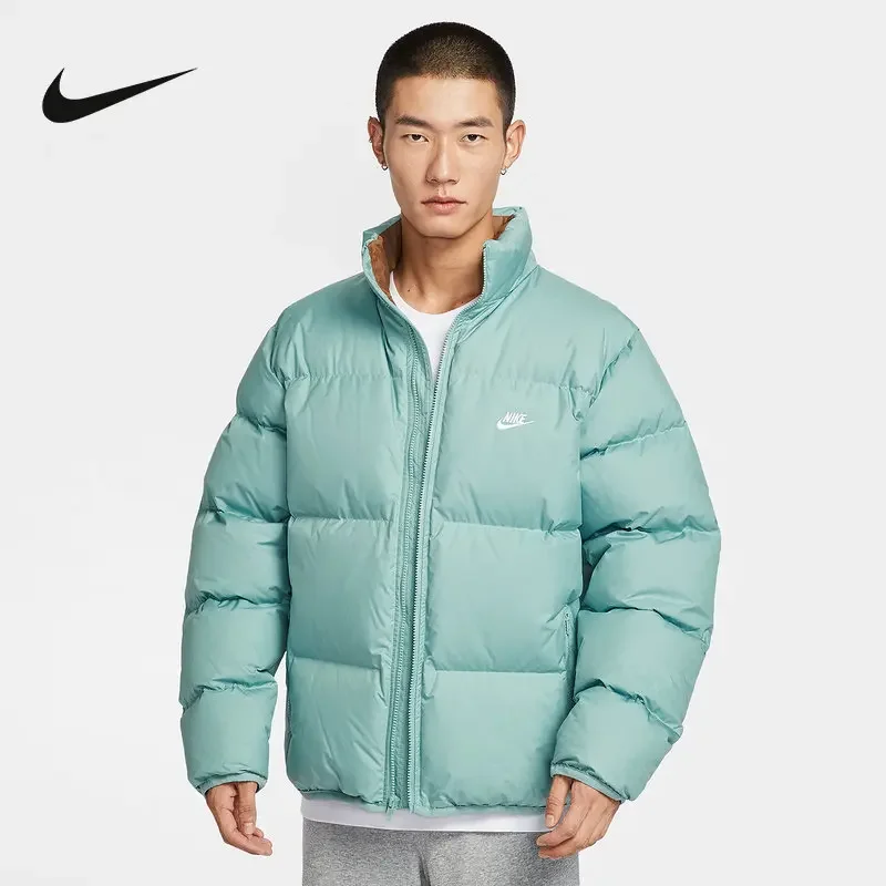 NIKE Nike Down Jacket Men's 26 Winter New Water-repellent Jacket Stand-up Collar Jacket Warm Bread Jacket IB2976-017