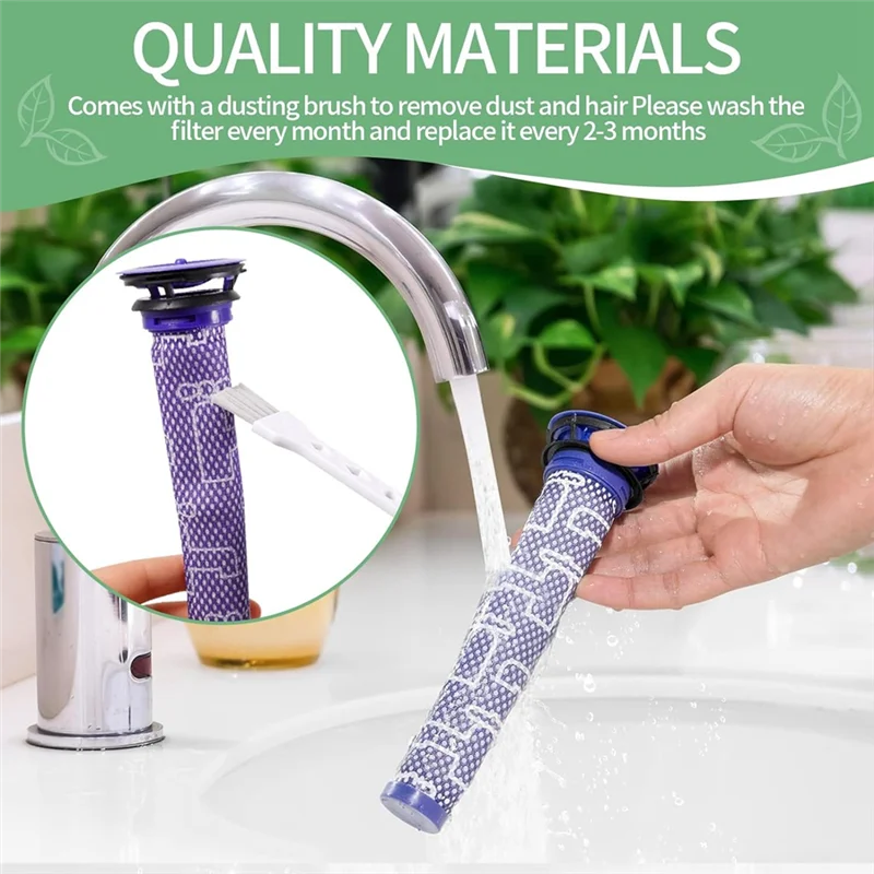 EAS-voor Dyson V7 V8-serie stofzuigers HEPA-postfilters en voorfilters, vervangende accessoires Filter 965661-01 en 96747