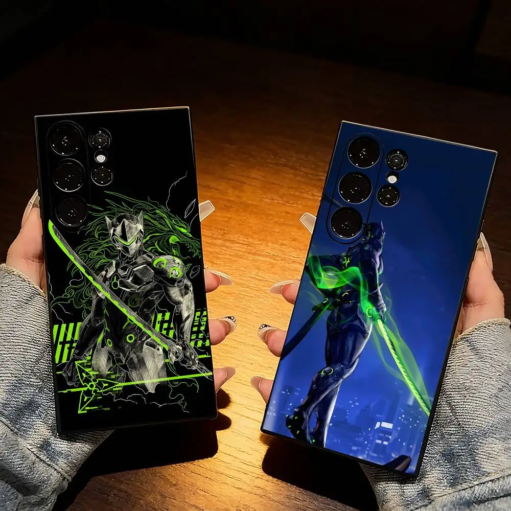 G-Genji From Game O-Over-Watch Phone Case For Samsung S25,S24,S21,S22,S23,S20,Ultra,S26,Plus,Fe,Note,5G Black Cover