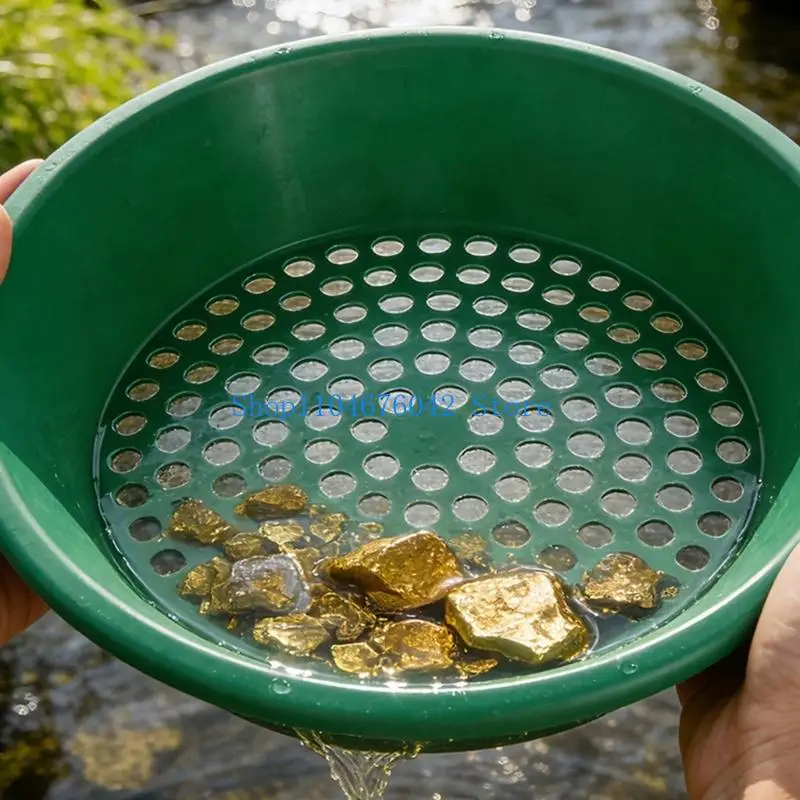 652F Multipurpose Plastic Sieve Sturdy Plastic Gardening Screen For Effective Soil Sorting And Small Scale Gold Recovery