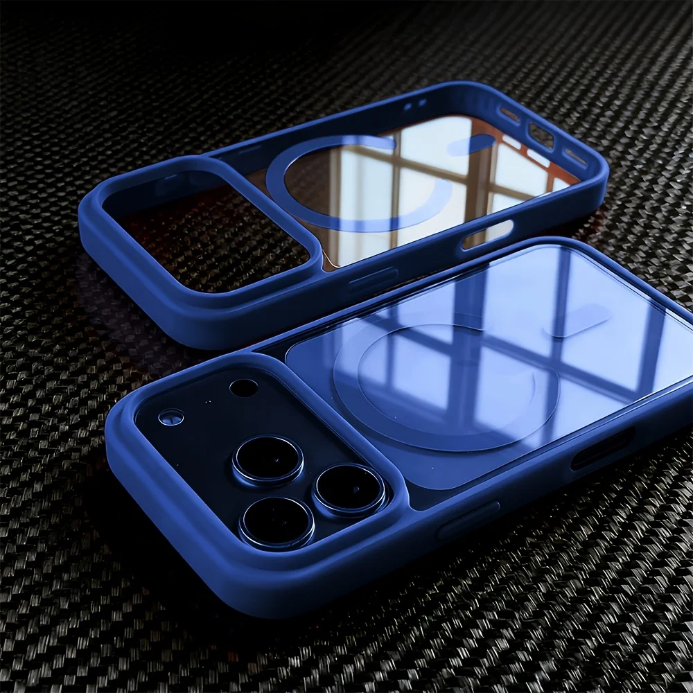 Light Luxury Phone Case Premium Clear Magnetic Wireless Charging Case for Iphone 17 15 14 plus 13 12 11 16 Pro Max - view 2