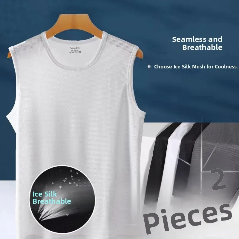 Ice Silk Vest Men's…