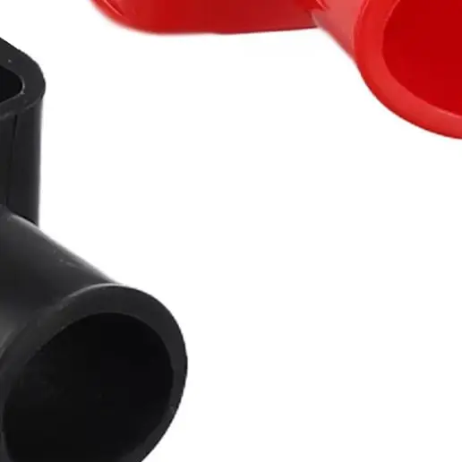 /Red And Black Rubber /Plastic Positive Negative For Battery Terminal Cover Pair For Car #Auto Truck /Boat For Golf Cart Vehicle