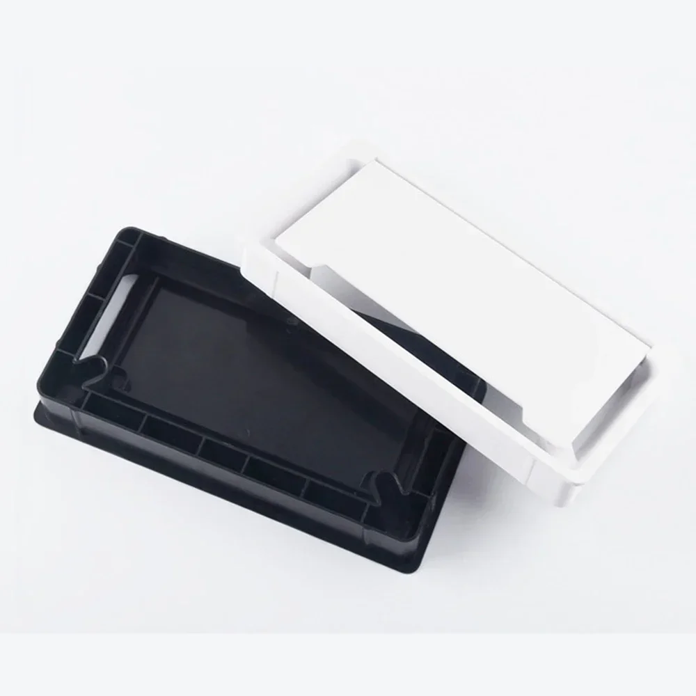 1Pcs Desk Threading Box Rectangular Desk Threading Box Outlet Hole Cover Desk Wire Hole Cover