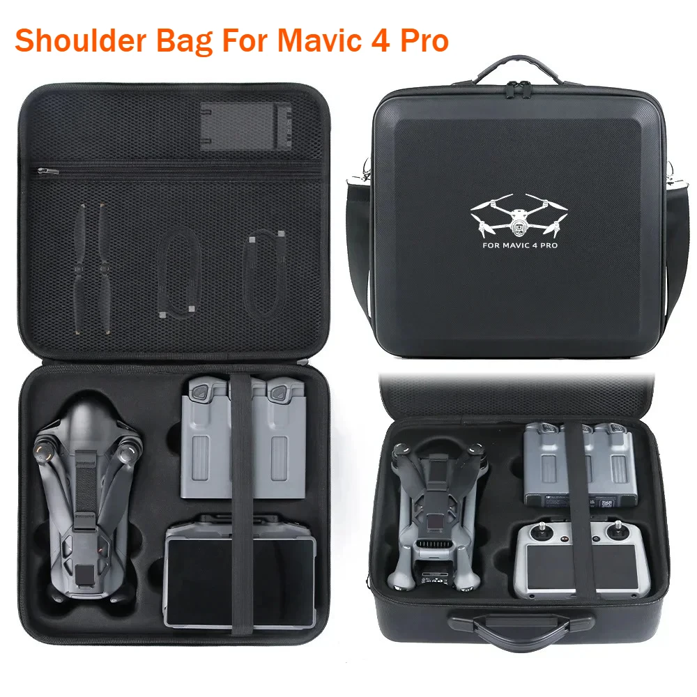 

Storage Bag for DJI Mavic 4 Pro with screen remote control ,Support RC2 /RC Pro2 Remote Controller Portable Carry Case Accessory