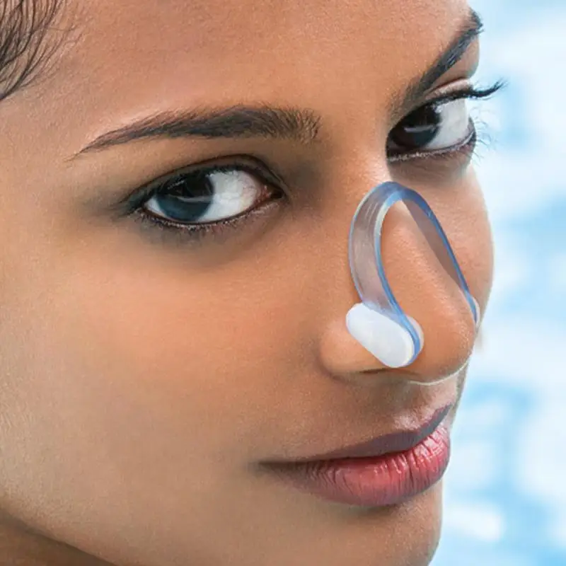 Swimming Nose Clip Silicone Pool Nose Plugs Anti Choking Nose Clip Soft Nose Protector For Adults Children Swimming Diving