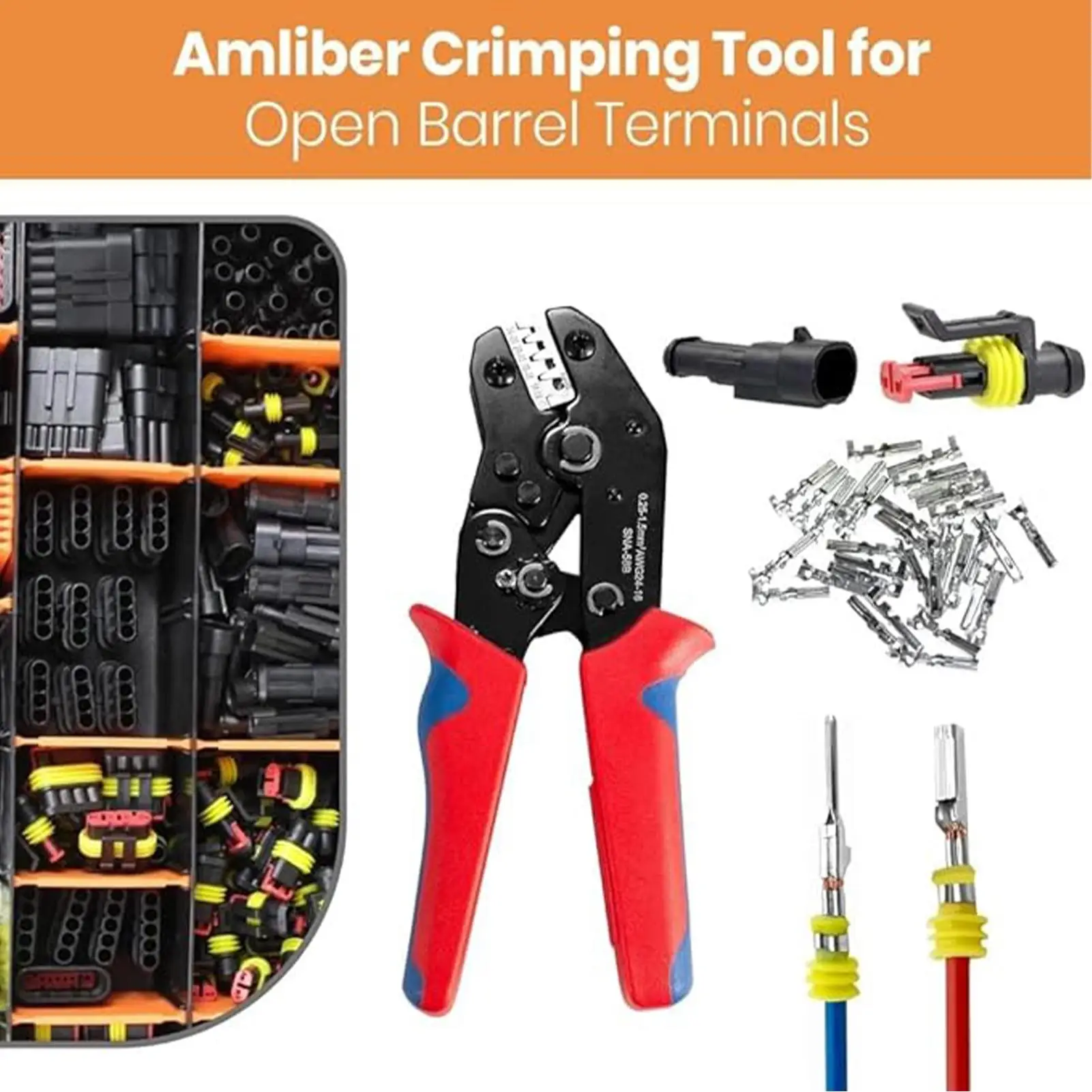 

Wire Crimping Tool Ratcheting Cable Stripper Crimper Precision Wire Cutting Plier For Electrician Automotive Residential