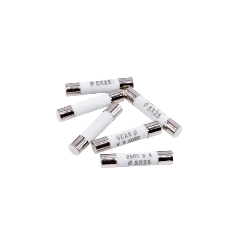 10PCS RO55 Fast Blow Ceramic Fuse 5*25mm Fuse 250V 0.5A 1A 2A 3A 4A 6A 8A 10A 15A 20A 25A 30A 5x25