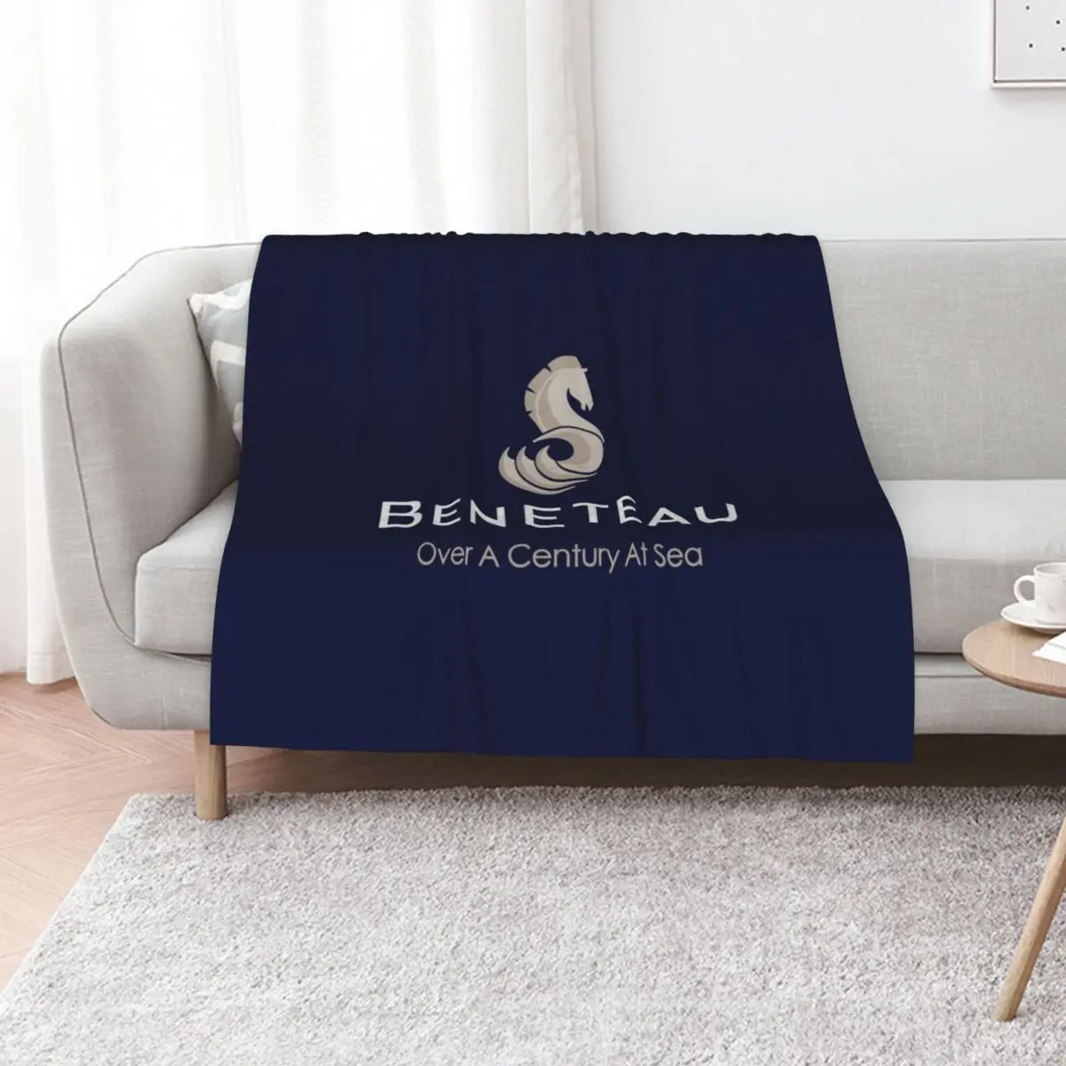 Beneteau Sailboat Sailing yacht Throw Blanket Cute Bed covers for sofa Quilt Camping Heavy Blankets