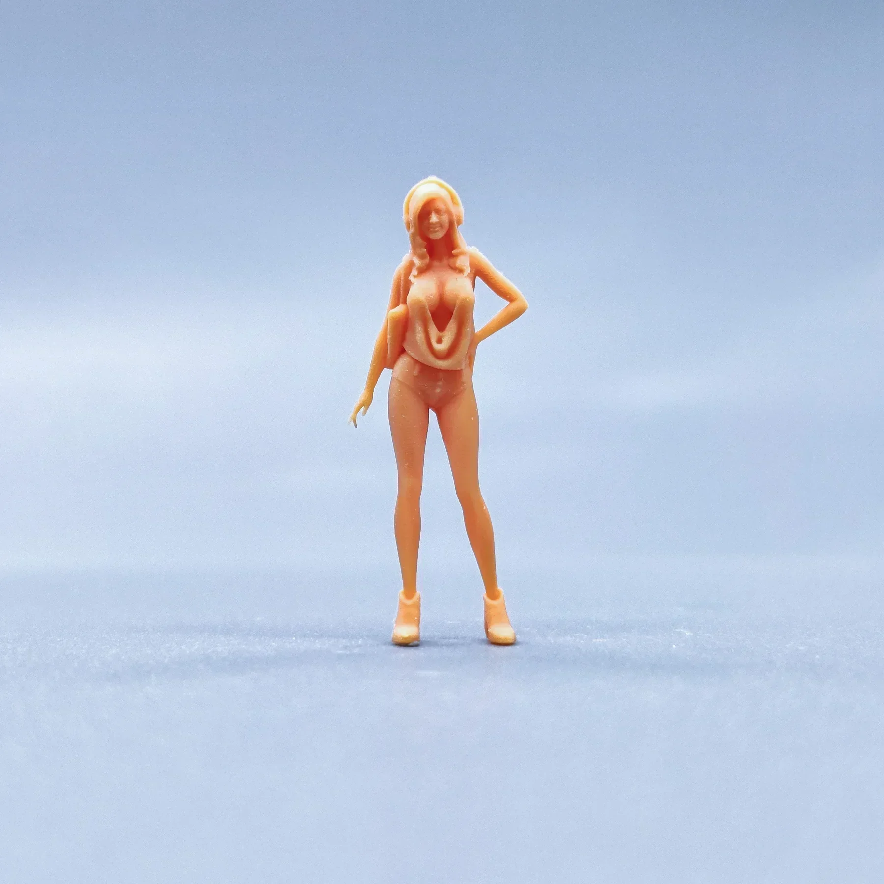 1/87 1/64 1/43 Figuren Maßstab Modell Harz Urban Listening Vogue Girl Ungefärbte Miniaturen Diorama Handbemalt S422