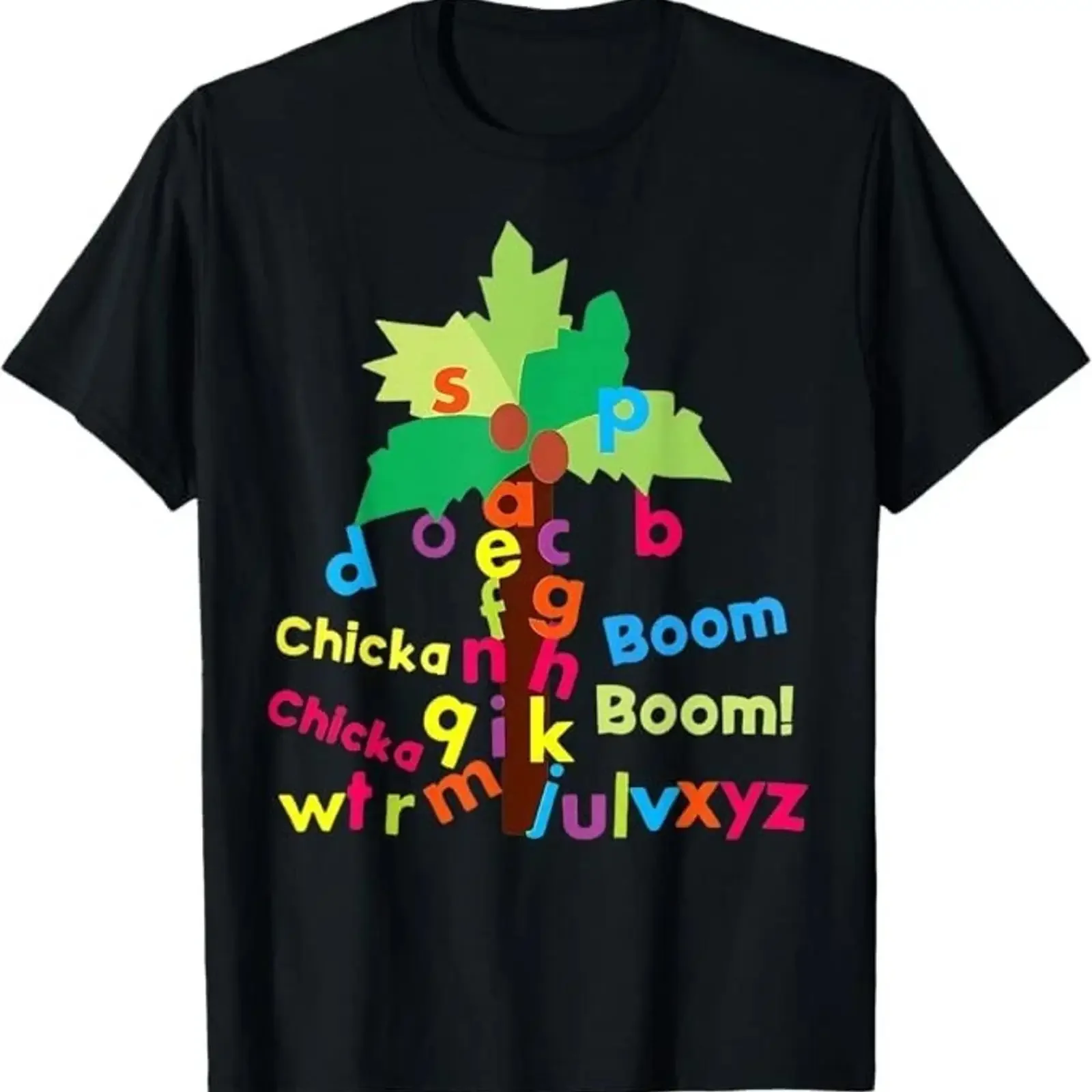Chicka Boom I'm Glad to See You 1st Day of School T Shirt vintage Washed Stretched designer clothes fashion Breathable