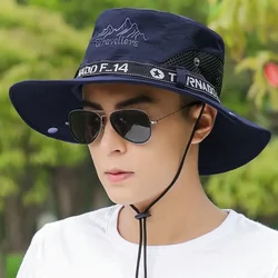 Useful Man's Sun Hats Wide Brim Hat Sun Protection Sun Hats Fishing Camping Outing Sun Hats Summer Outdoor