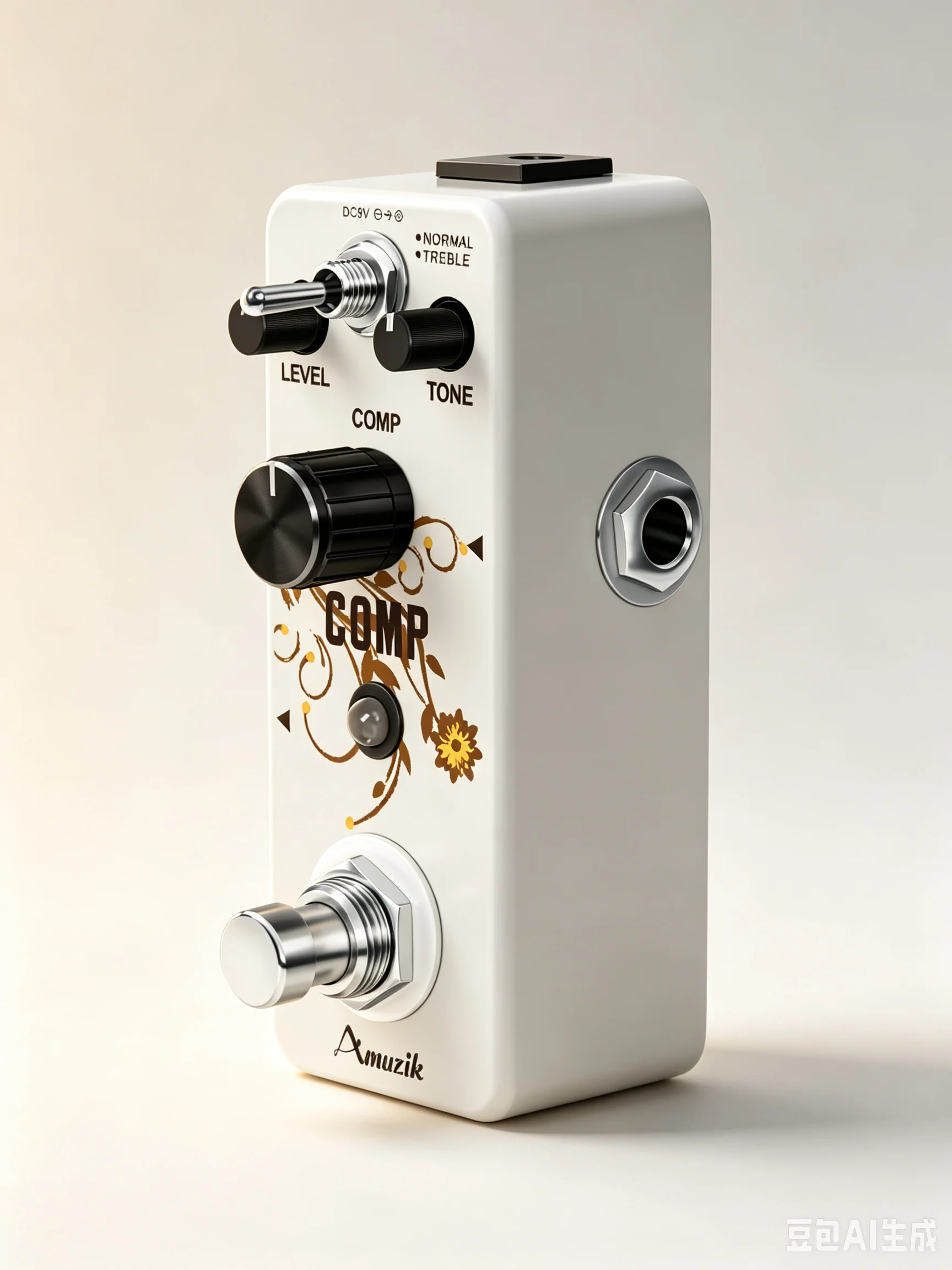 AMUZIK LEF333 Guitar Compressor Pedal Digital Comp Effect Pedals For Electric Guitar Classic Studio Grade Compressor True Bypass view 2