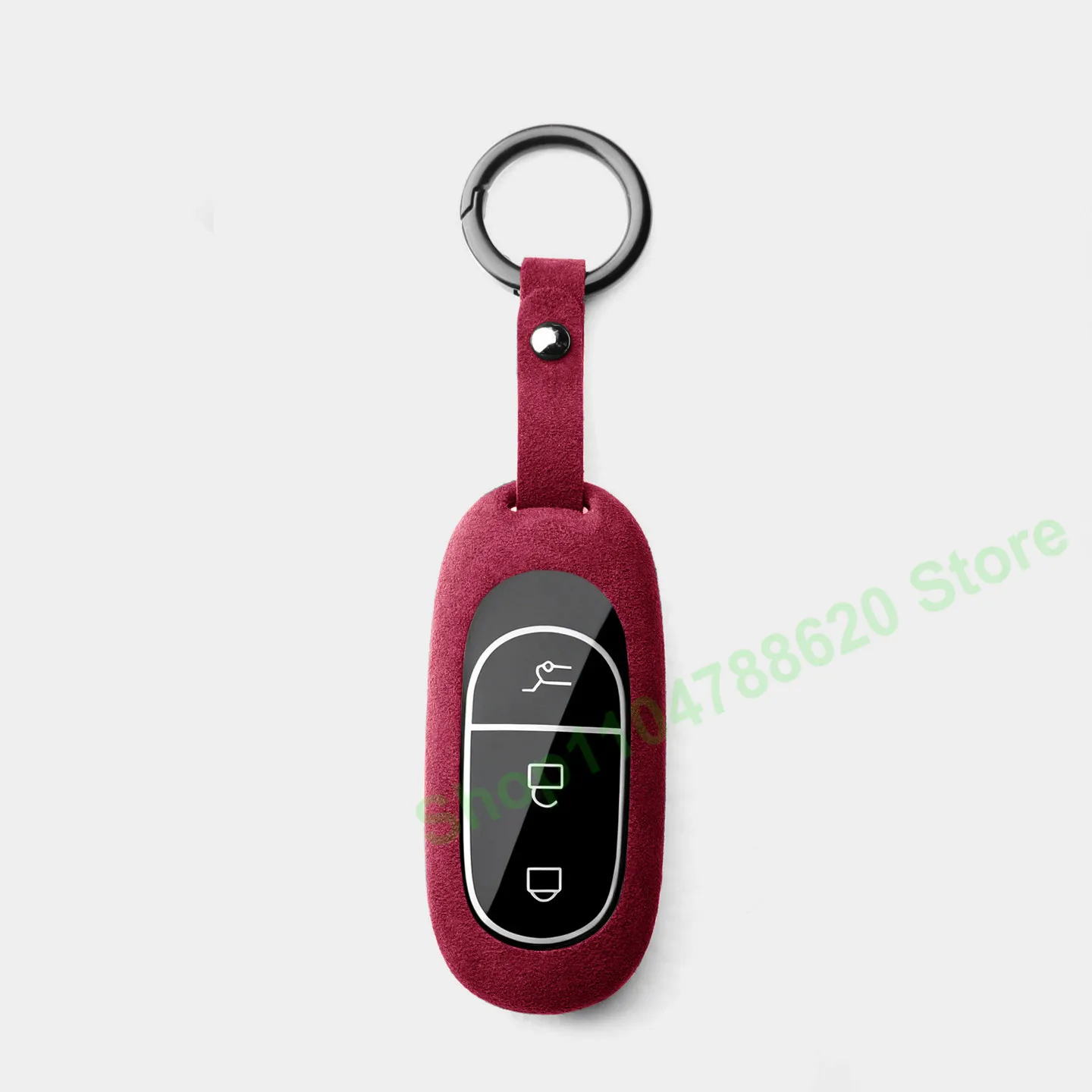 For Leapmotor C11/c16/B10 C10pro/t03 Premium Suede Key Case Cover Protector Keybag Keychain Interior Accessories