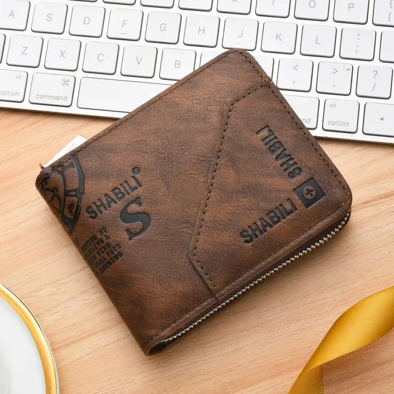 

Advanced men's multifunctional soft pickup bag wallet driver's license leather cover multiple card slots ultra-thin wallet