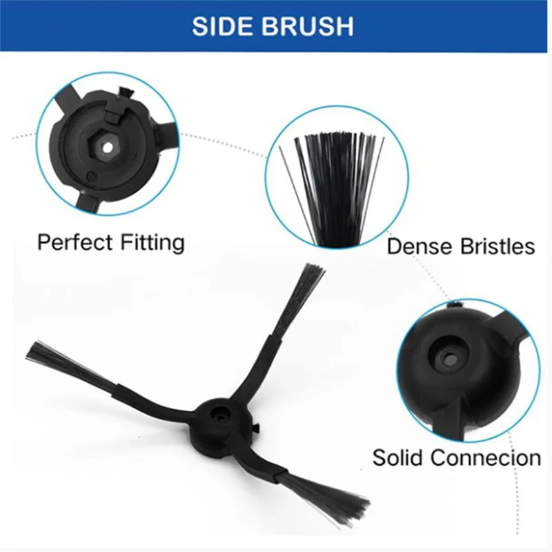 لملحقات المكنسة الكهربائية AIRROBO T20 + فرشاة جانبية رئيسية مرشح ممسحة أجزاء منظف متينة للغاية ملحقات-T33C