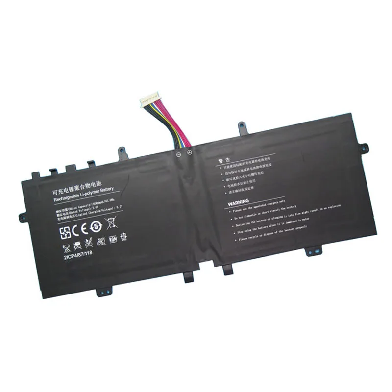 Laptop Replacement Battery AEC3987118-2S1P 7.6V 6000mAh 45.6Wh 11PIN 11Lines New