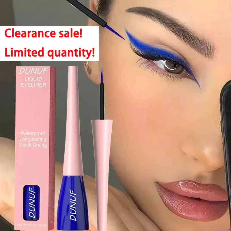 Blue Eye Liner Pen Liquid Eyeliner Pencil Eye Makeup Ultra-thin Long-Lasting Quick-Dry Eye Liner Original Korean Makeup Cosmetic