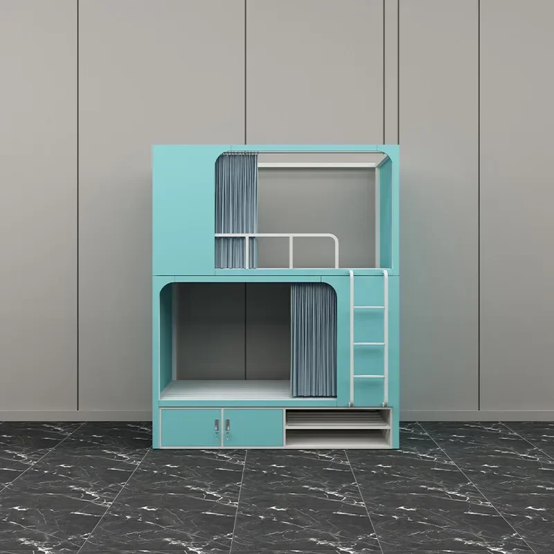 No-aldehyde bed Space capsule Bunk bed Youth hostel indoor bunk student dormitory apartment bed