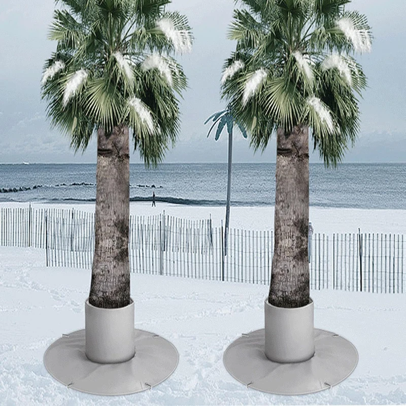 Winter Palm Tree Root Protector Freeze Protection Tree Guard Plant Covers With Ground Nails Plant Antifreeze Insulation Cover