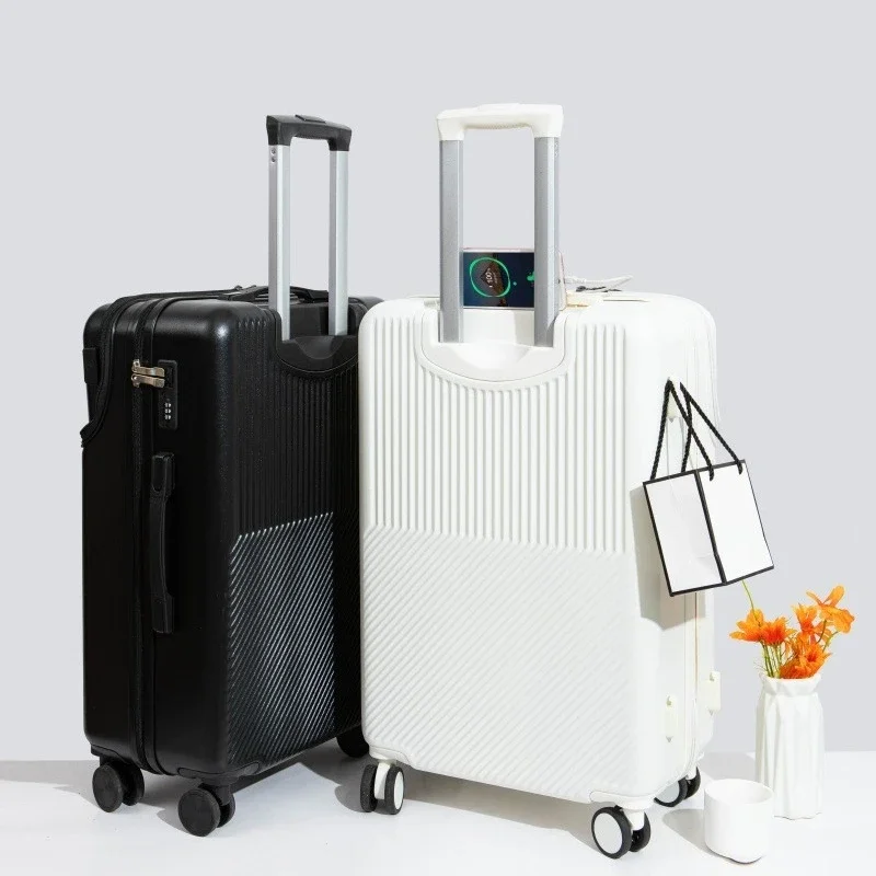 20/22 Boarding Box Travel Suitcase New Front Opening Trolley Case Large Capacity Trunk Multifunctional Student Rolling Luggage