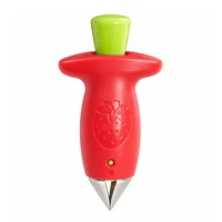 Trancheur de fraises, cordeur de fraises, décortiqueur de fraises, dissolvant de tiges de feuilles de fruits, outils de gâteaux à salade, accessoires de gadgets de cuisine 6