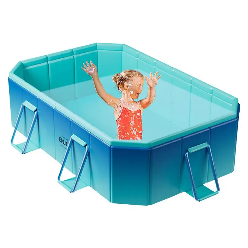 

Foldable Swimming Pool Kid Pool Dog Pool Dog Swimming Pool Collapsible Portable Bath Tub Non-Inflatable Kiddie Pool Cat Shower