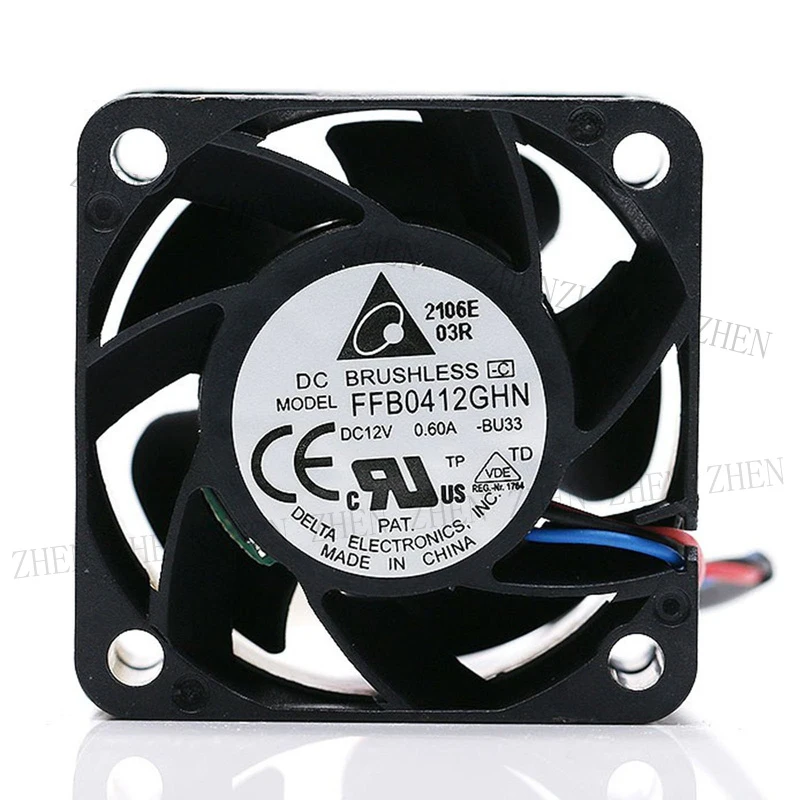 S New for delta FFB0412GHN 4028 4CM DC12V 0.60A 4-wire cooling fan#QW