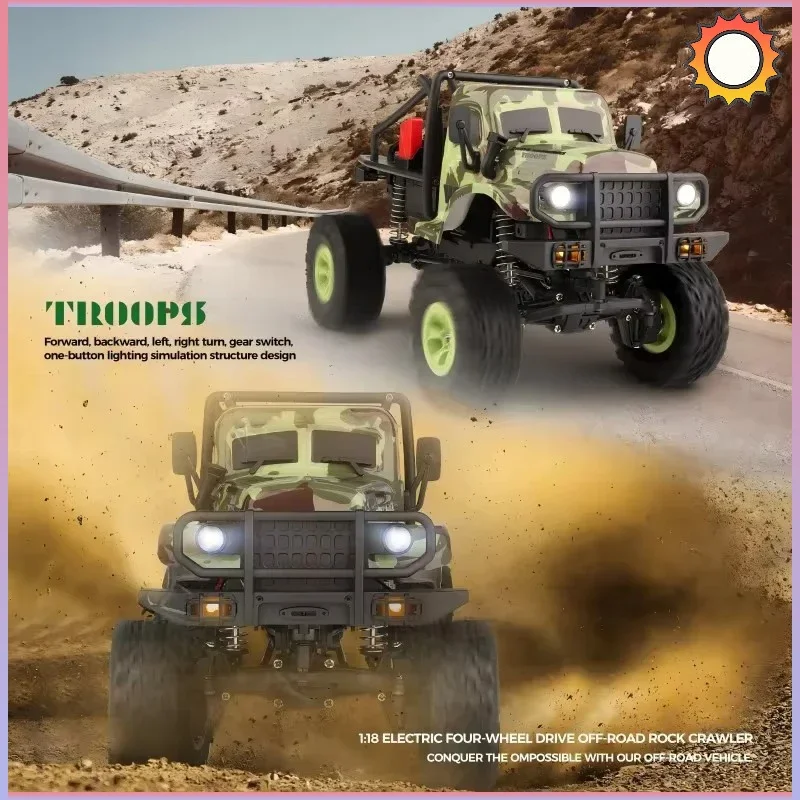 

WLtoys 184021 Rc автомобиль 4WD электрический внедорожник для скалолазания в масштабе 1:18 дистанционное управление высокоскоростной гусеничный автомобиль для скалолазания игрушки для детей