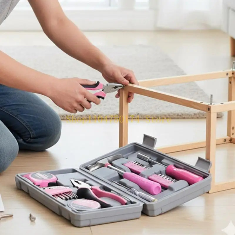 

Набор бытовых инструментов из легированной стали, 2 шт., инструмент для ремонта автомобиля и дома с футляром для хранения, лидер