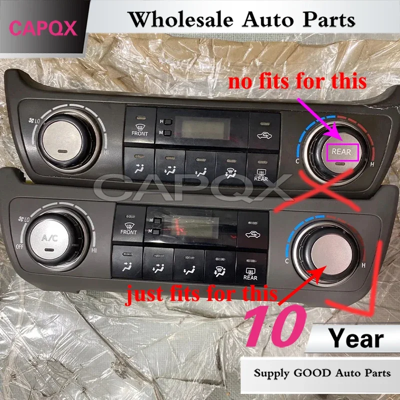CAPQX Kullanılan Klima Anahtarı Paneli Toyota Prado LC150 A/C