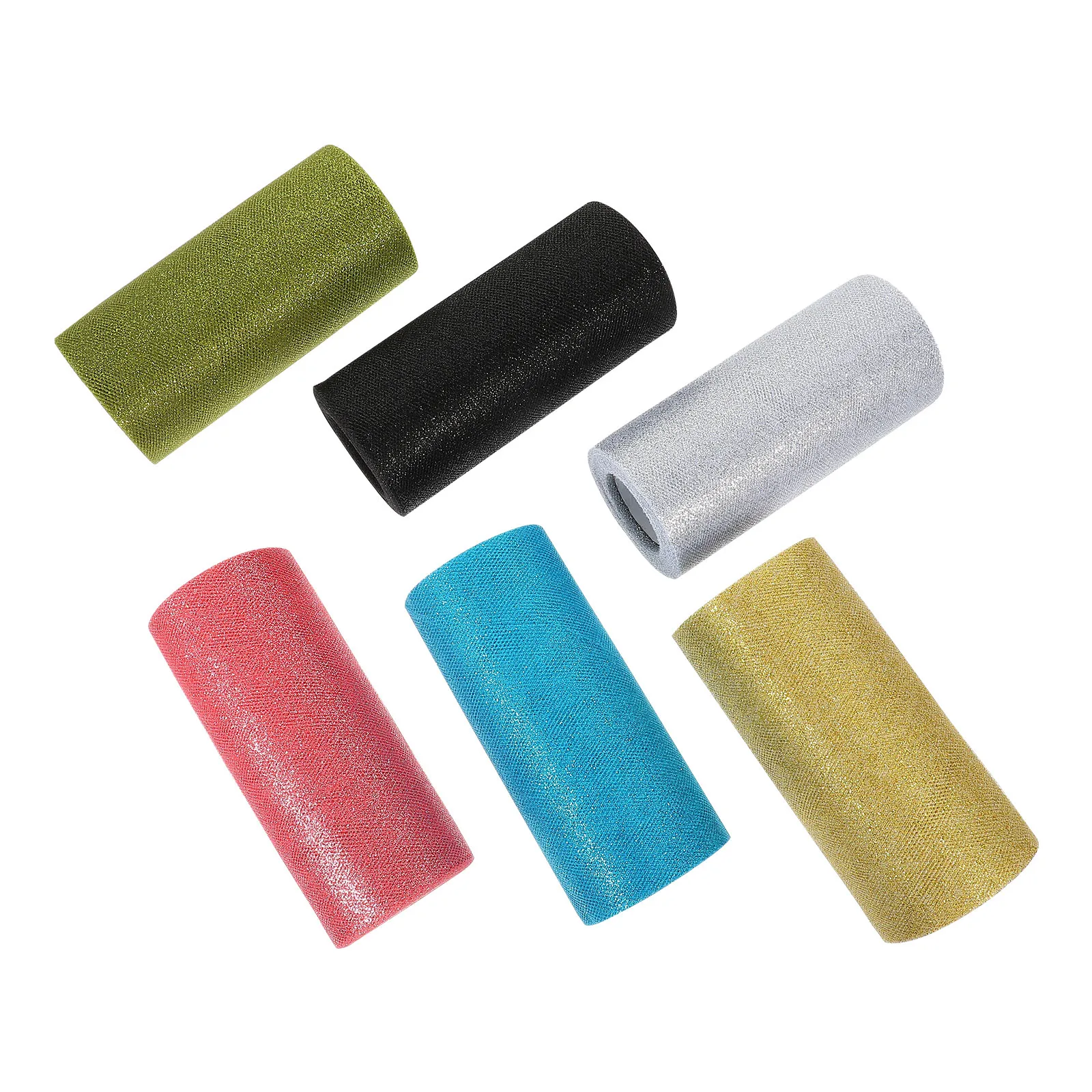 

Tulle Ribbon Polyester Mesh Roll for Gift Wrapping Party Wedding DIY Crafts Decorative Polyester Tulle Elegant Simple Storage